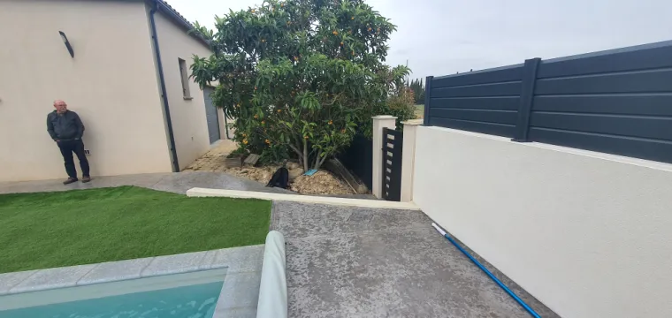 Création et installation d'une clôture en métal sur muret à Néfiach, Néfiach, Métallerie Art Concept