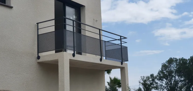 Création et installation de garde-corps de balcon en métal à Néfiach, Néfiach, Métallerie Art Concept