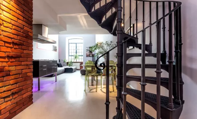 Escalier sur mesure acier, Néfiach, Métallerie Art Concept