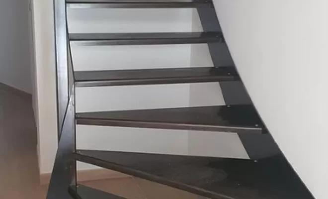 Escalier sur mesure, Néfiach, Métallerie Art Concept