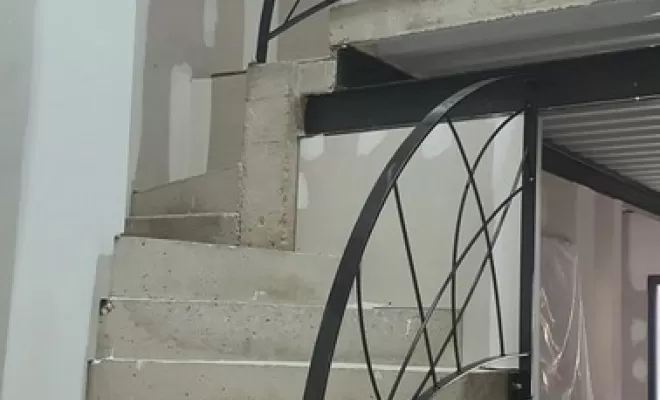 Garde-corps en acier, Néfiach, Métallerie Art Concept