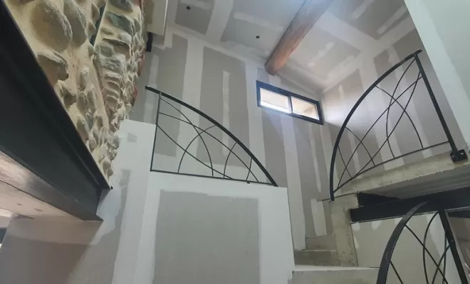 Garde-corps en acier, Néfiach, Métallerie Art Concept