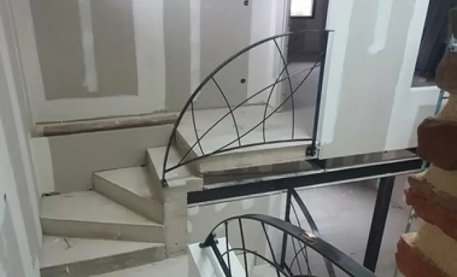 Garde-corps en acier, Néfiach, Métallerie Art Concept