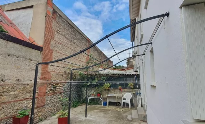 Pergola extérieure, Néfiach, Métallerie Art Concept