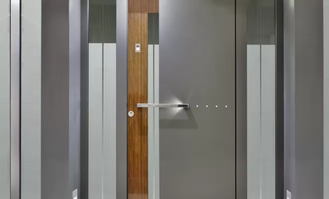Porte d'entrée acier, Néfiach, Métallerie Art Concept