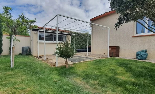 Fabrication et pose pergola , Néfiach, Métallerie Art Concept