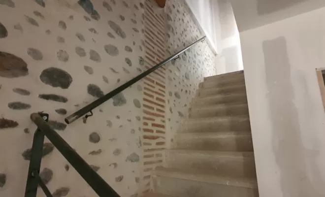 Fabrication et pose de garde-corps et rampe d'escalier , Néfiach, Métallerie Art Concept
