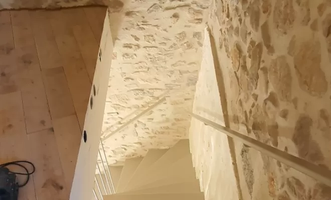 Fabrication et pose de garde-corps et rampe d'escalier à PADERN, Néfiach, Métallerie Art Concept