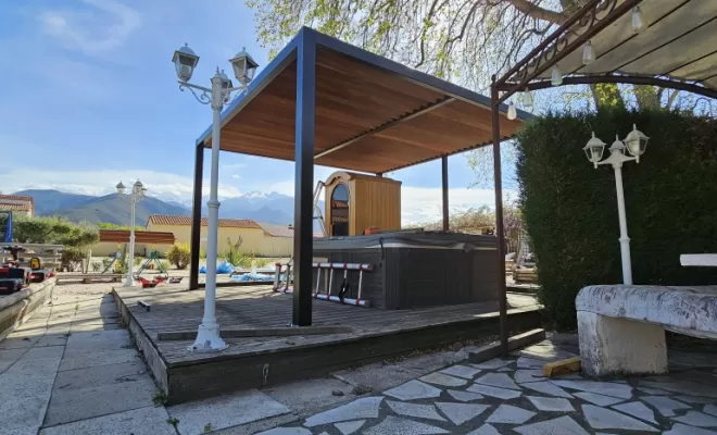 Création d'une pergola en Pyrénées Orientale (66), Néfiach, Métallerie Art Concept