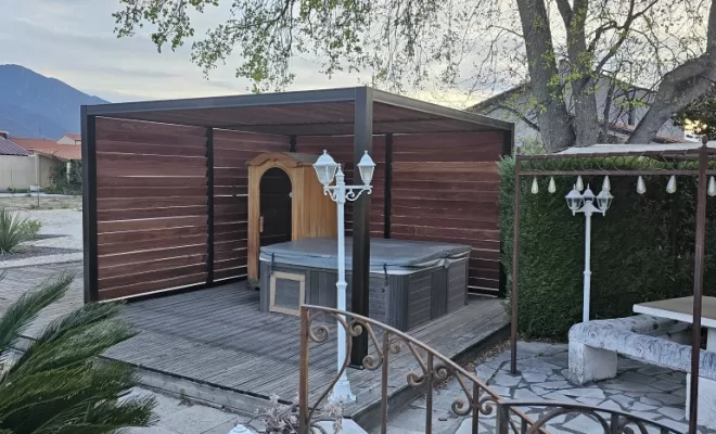 Création d'une pergola en Pyrénées Orientale (66), Néfiach, Métallerie Art Concept